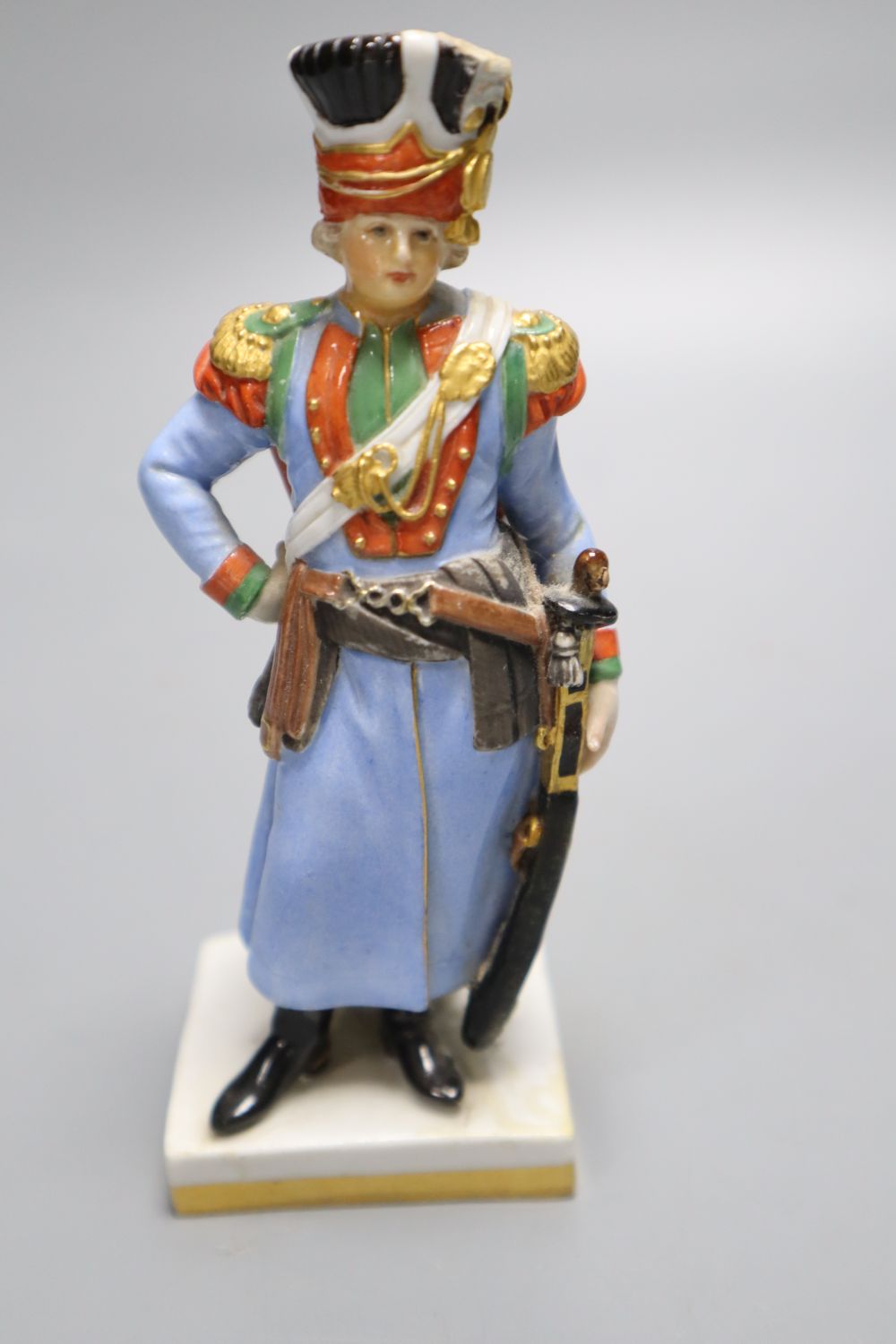 A Meissen figure of a Royal prince, height 12cm